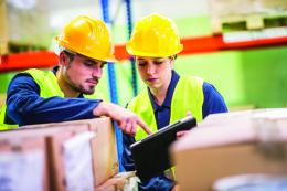 workers in warehouse